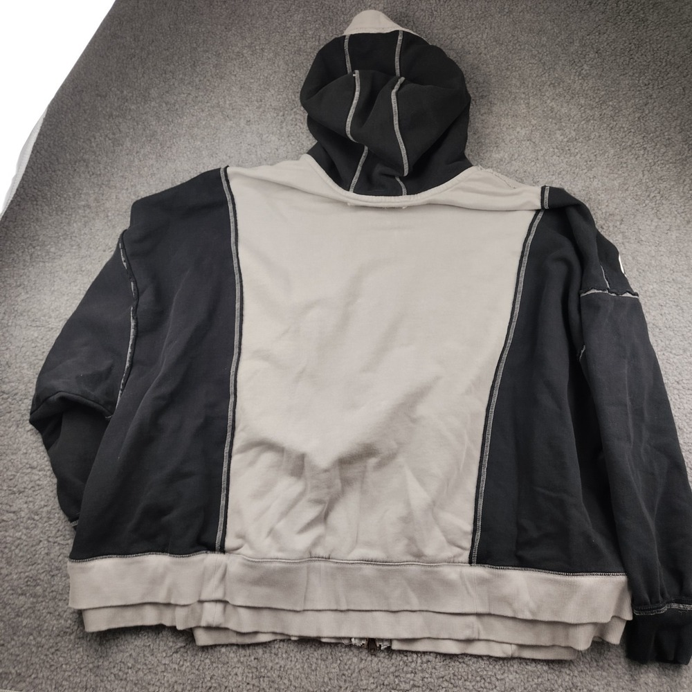 Free People We‎ The Free Retro Remade Hoodie Size Medium Large Oversized Slouchy - Picture 6 of 6